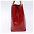 LOUIS VUITTON Borsa a Mano Monogram Vernis Reade PM Pomme D'amour M91990 Auth 139642 Rosso - vista 3