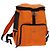 GUCCI Backpack Nylon Leather Orange Black Silver Auth bs28642 Silvery