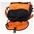 GUCCI Backpack Nylon Leather Orange Black Silver Auth bs28642 Silvery - view 21