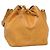 Noe LOUIS VUITTON Borsa a Spalla Petit Noé Epi Gialla M44109 LV Auth BA5081 Giallo