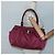 Borsa Tote Vala in Nylon Bordeaux e Oro Auth hk2907 di Salvatore Ferragamo D'oro Bordò - vista 26