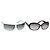Occhiali da sole GUCCI Celine Plastica 2Set Nero Verde Auth BA5039
