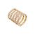 Anello Repossi, modello 'Berbère' in oro rosa e diamanti. - vista 2