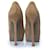 Yves Saint Laurent, escarpins en daim Tribute Marron  - vue 5