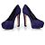 Brian Atwood, décolleté in suede viola Porpora - vista 6