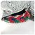 Fingerlose Lederhandschuhe Chanel 16S CC Coco Mark Airline Silber Rot - Ansicht 12
