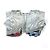 Fingerlose Lederhandschuhe Chanel 16S CC Coco Mark Airline Silber Rot - Ansicht 2