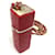 Borsa a spalla Chanel Coco Mark CC con catena Rosso  - vista 4