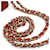 Borsa a spalla Chanel Coco Mark CC con catena Rosso  - vista 6