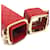 Borsa a spalla Chanel Coco Mark CC con catena Rosso  - vista 8