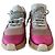 Stella Mc Cartney Sneakers Stella McCartney Rosa con Paillettes e Suola in Corda