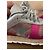 Stella Mc Cartney Sneakers Stella McCartney Rosa con Paillettes e Suola in Corda - vista 5