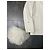 Blazer Parosh Crema de Lana y Piel de Mongolia Crudo - vista 5