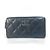 Cartera larga acolchada Chanel Coco Mark CC Negro