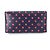 Portafoglio a catena Gucci Horsebit 1955 Dot Rosso Blu navy - vista 2