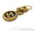 Charm per borsa vintage Chanel Coco Mark Nero D'oro - vista 4