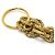 Charm per borsa vintage Chanel Coco Mark Nero D'oro - vista 7