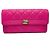 Cartera larga Chanel Matelassé Boy en rosa