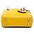 Dior Giallo Micro Pelle di Agnello Cannage Lady Dior Senape - vista 3