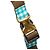 Borsa a baguette mini in nylon convertibile Fendi Blue Joshua Vides - vista 9