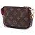 Mini Pochette Accessoires Vivienne Natale in Monogramma Marrone Louis Vuitton - vista 2