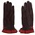 360 Cashmere Leder und Kaschmir Handschuhe Braun - Ansicht 2