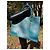 Borsa tote Sandro in pelle blu - vista 15