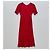 Isabel Marant Midi Kleid Rot Viscose - Ansicht 8
