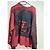 Autre Marque RUNDHALSAUFGANG-SWEATER OKTOBER Rot - Ansicht 2