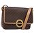 Céline Borsa a Spalla in Tela Macadam CELINE in Pelle PVC Marrone Oro Auth ep10201 D'oro
