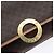 Céline Borsa a Spalla in Tela Macadam CELINE in Pelle PVC Marrone Oro Auth ep10201 D'oro - vista 17