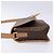 Céline Borsa a Spalla in Tela Macadam CELINE in Pelle PVC Marrone Oro Auth ep10201 D'oro - vista 4
