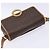 Céline Borsa a Spalla in Tela Macadam CELINE in Pelle PVC Marrone Oro Auth ep10201 D'oro - vista 6