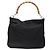 Borsa a Spalla Gucci Bamboo Nylon Nero Argento 001 1553 1577 Auth bs28640 - vista 13