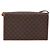 Céline Borsa a Spalla in Tela Macadam CELINE in Pelle PVC Marrone Oro Auth ki5877 D'oro