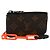 LOUIS VUITTON Monogram Solar Powered Ray Pochette Cles M44487 LV Auth 138926 Monogramm