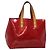 LOUIS VUITTON Handtasche Monogram Vernis Reade PM Pomme D'amour M91990 Auth BA4907 Rot