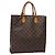 LOUIS VUITTON Borsa Sac Plat Monogram M51140 LV Auth 139007 Monogramma
