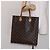 LOUIS VUITTON Borsa Sac Plat Monogram M51140 LV Auth 139007 Monogramma - vista 20