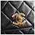 CHANEL Matelassé Doppio Chiusura Coco Borsa Catena Pelle di Agnello CC Auth 138976SA Nero D'oro - vista 20