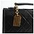 CHANEL Matelassé Doppio Chiusura Coco Borsa Catena Pelle di Agnello CC Auth 138976SA Nero D'oro - vista 21