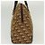Borsa a mano in tela Trotter Christian Dior marrone oro Auth 140092 - vista 3