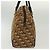 Borsa a mano in tela Trotter Christian Dior marrone oro Auth 140092 - vista 4