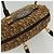 Borsa a mano in tela Trotter Christian Dior marrone oro Auth 140092 - vista 6