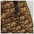 Borsa a mano in tela Trotter Christian Dior marrone oro Auth 140092 - vista 9