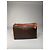 Céline Clutch in pelle vintage Celine Paris marrone - vista 14
