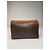Céline Clutch in pelle vintage Celine Paris marrone - vista 2