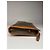 Céline Clutch in pelle vintage Celine Paris marrone verde - vista 10