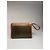 Céline Clutch in pelle vintage Celine Paris marrone verde - vista 15