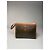 Céline Clutch in pelle vintage Celine Paris marrone verde - vista 6